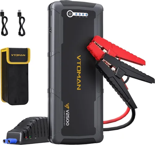 Portable Booster Jump Starter Power Pack