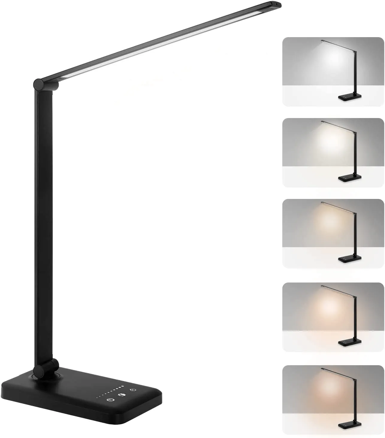 Dimmable Office Lamp with USB Charging Port