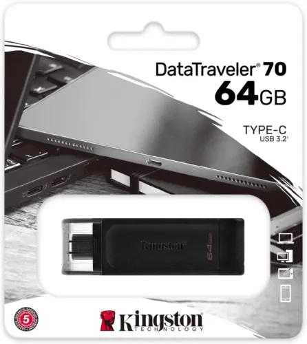 Kingston DataTraveler 64GB USB-C Flash Drive
