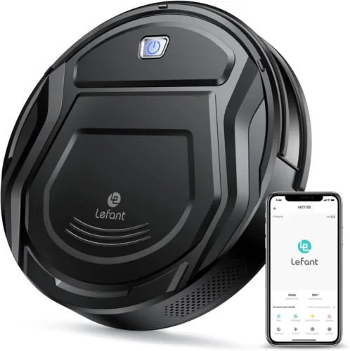 Self-Charging Robotic Vacuum Ideal for Pet Hair Hard Floor and Carpet