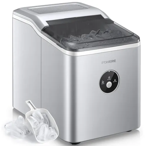 Ice Makers Machine Countertop with Ice Scoop and Basket