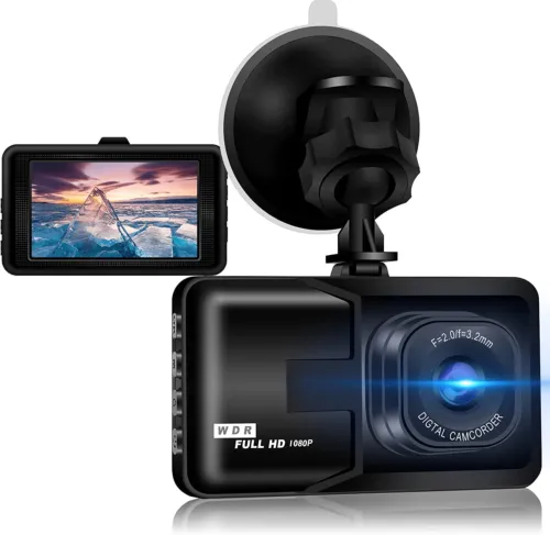 Full HD Dash Camera Dashcam with Night Vision
