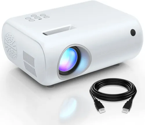 Portable Movie Projector Compatible with Android and iOS