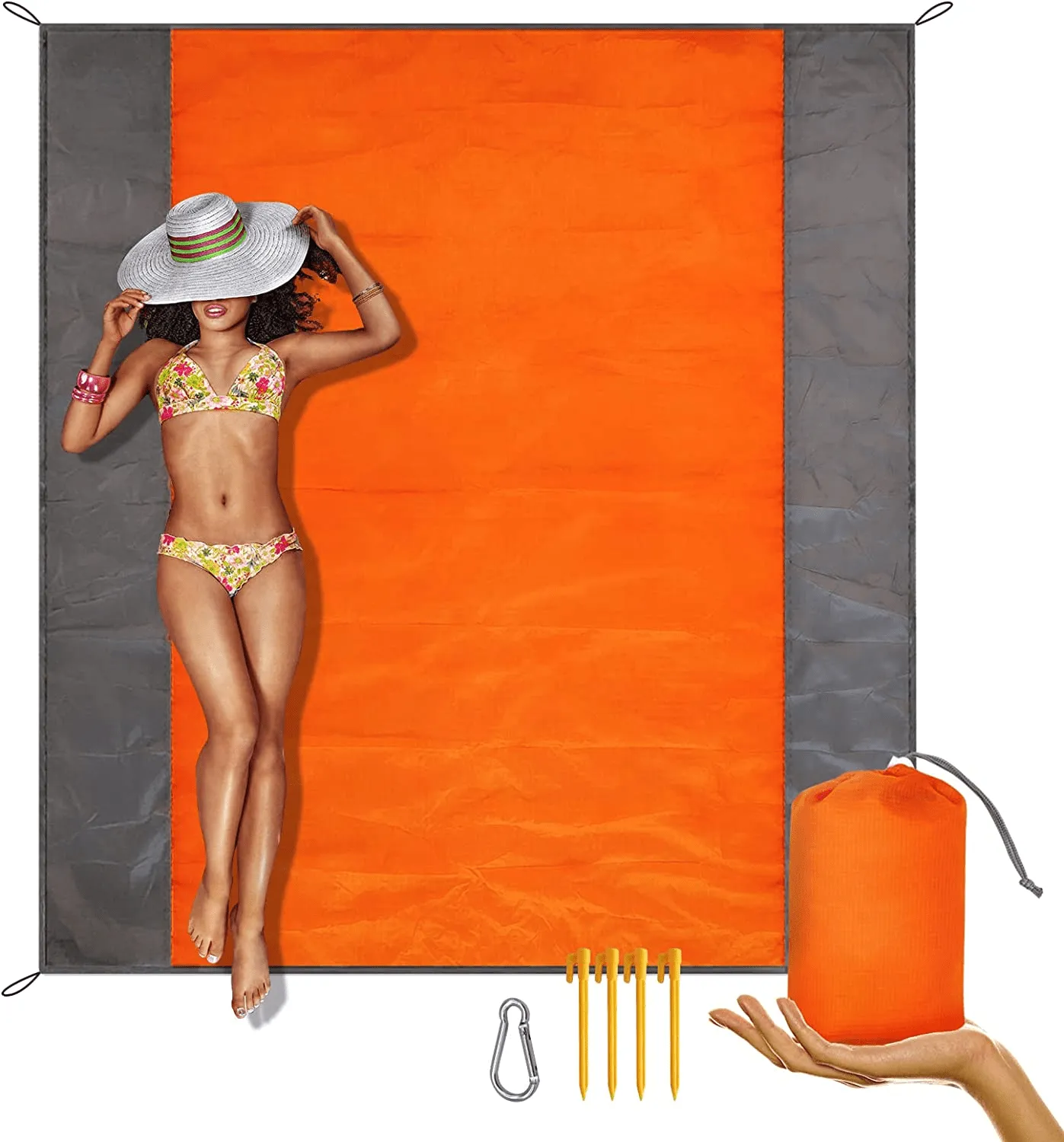 Large Beach Blanket Waterproof Sandproof