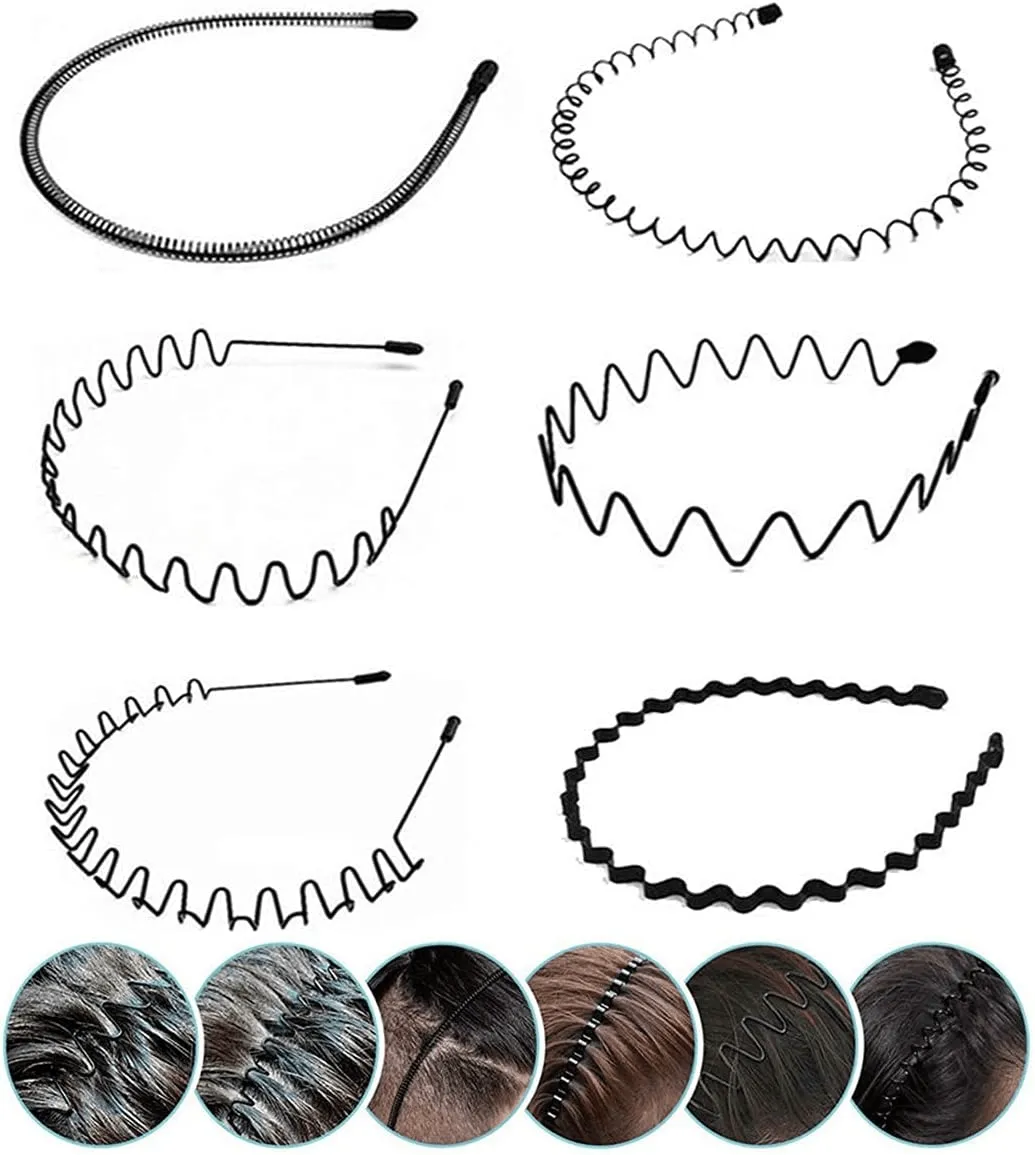 Elastic Wavy Spring Wave Hair Band Multi-Style