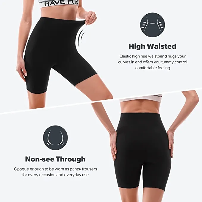 Buttery Soft Elastic Opaque Tummy Control Leggings