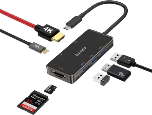 USB C Hub Multiport Adapter for MacBook