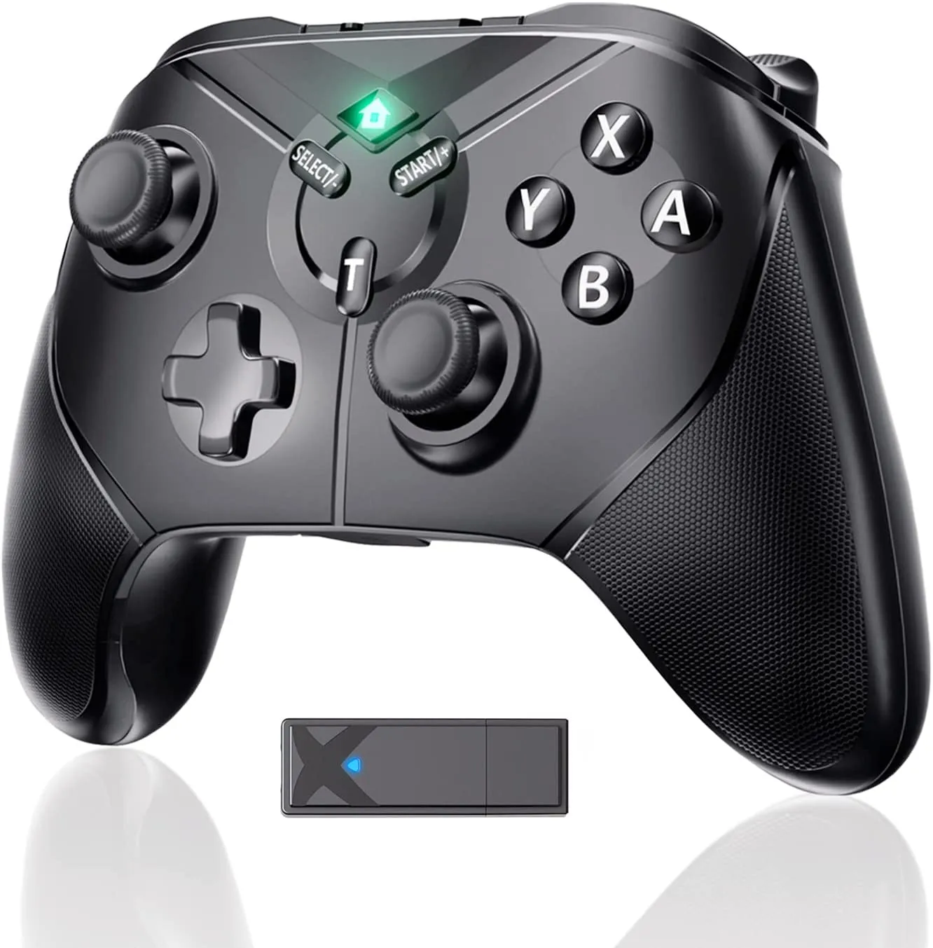 Wireless Gamepad Joystick With Turbo and Dual-Vibration
