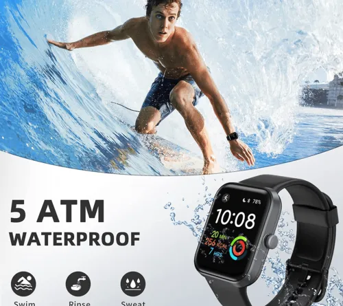 Waterproof Sports Watch for Men and Women with Heart Rate