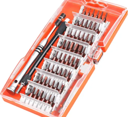 Precision Steel Screwdriver Kit with 56 Screwdriver Bits