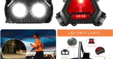 USB Running Lights for Runners Chest Light Torch