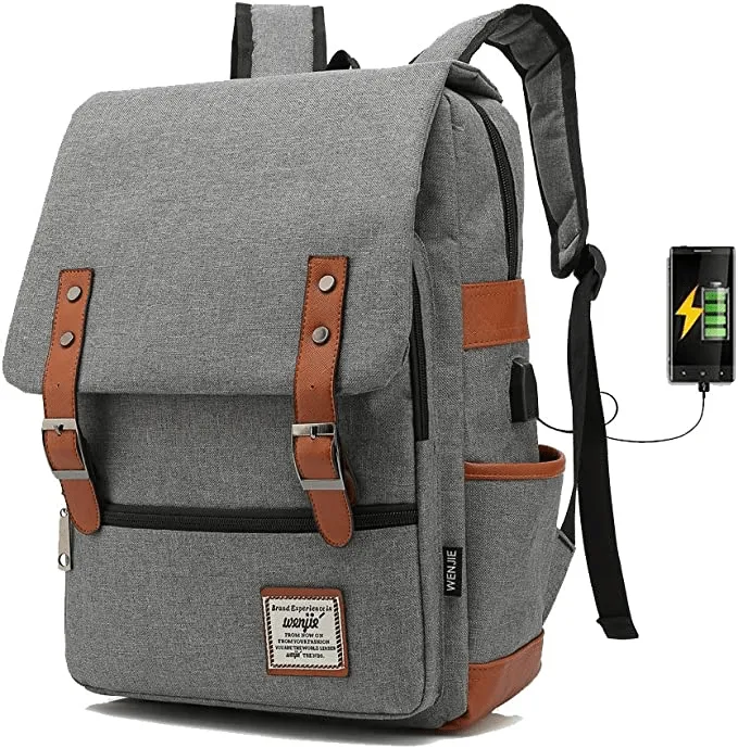 Unisex Business Laptop Backpack College Student School Bag