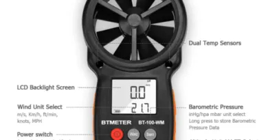 Digital Anemometer Barometer Handheld for Wind Speed