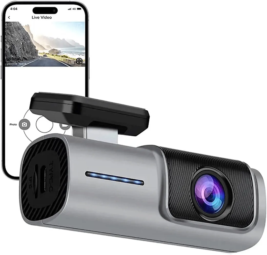 Dashcam with WiFi APP and Loop Recording Collision detection