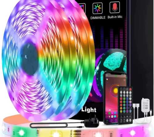 RGB Led Strip Lights Color Changing Sync with Music