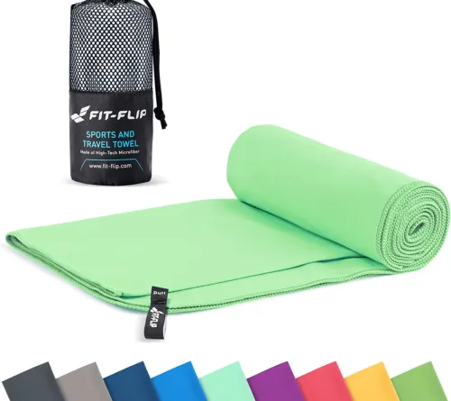 Ultra lightweight and fast drying travel Microfibre towel