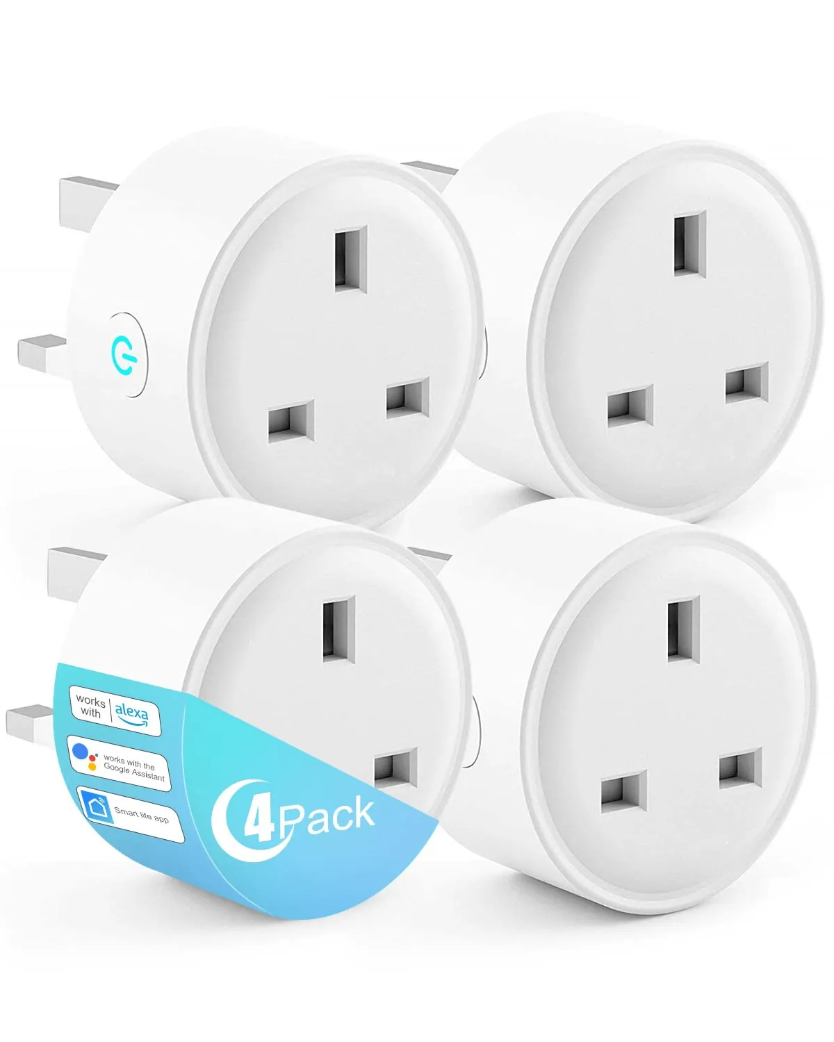 WiFi Outlet Smart Sockets Alexa Accessories with Timing, Remote Control