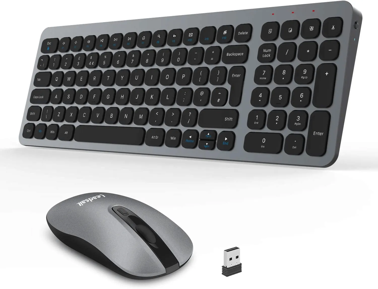 USB Mouse and Compact Computer Keyboards Combo