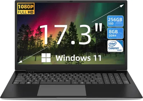 Laptop Windows 11 17" 8GB DDR4 256GB SSD