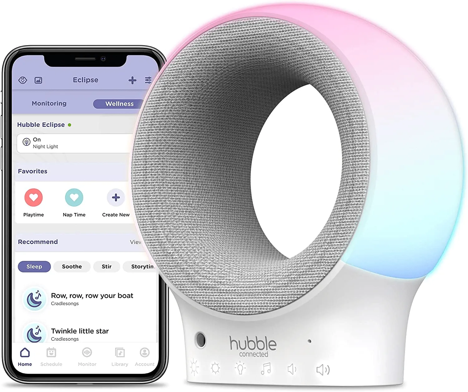 Eclipse Smart Wi-Fi Audio Baby Monitor and Soother