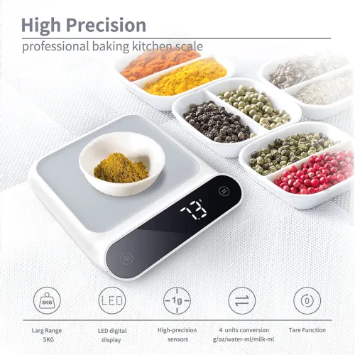 Electric Food Scale Weight Oz and Grams with Tare Function