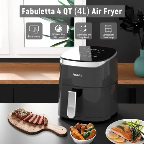 Compact Air Fryer with 9 Presets