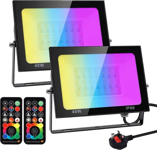 RGB Colour Changing Flood Lights