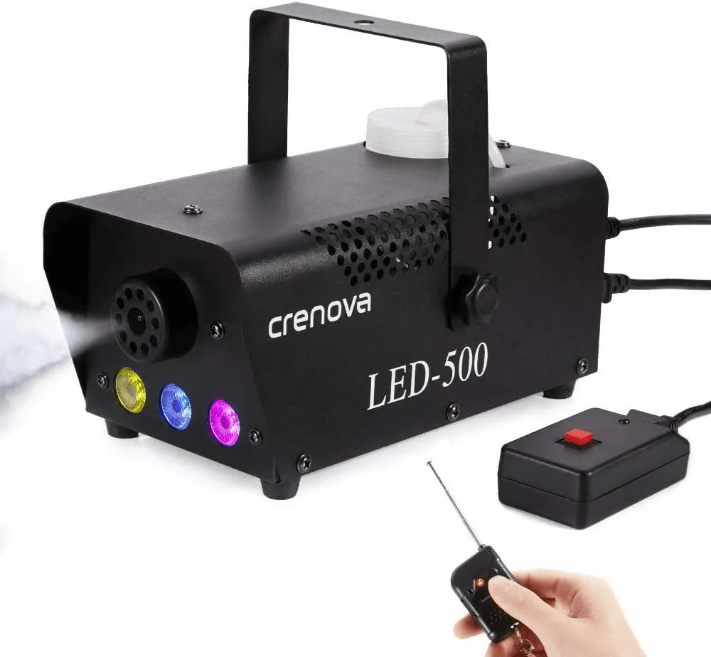 Halloween Fog Machine with Colorful Lights