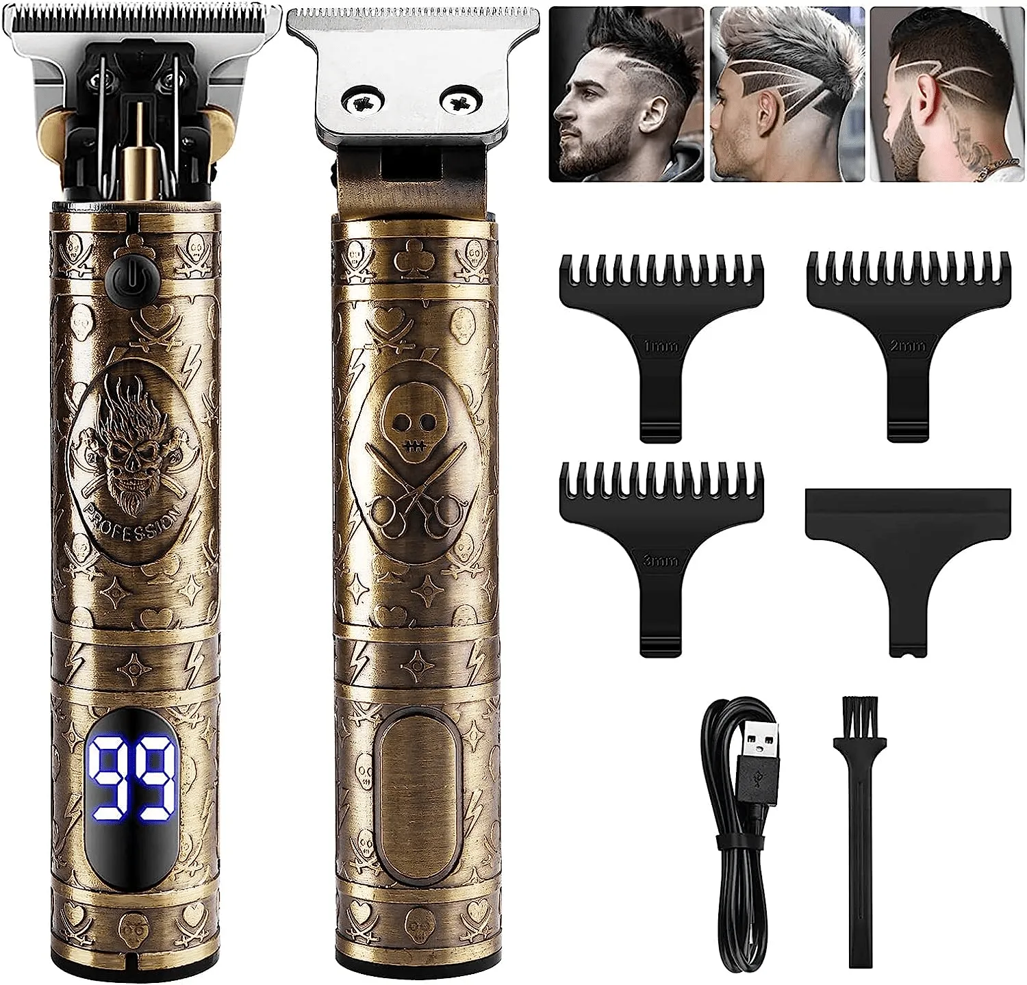 Professional Electric Hair Clippers for Men