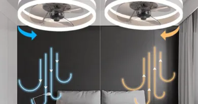 Ceiling Fan with Lights Reversible