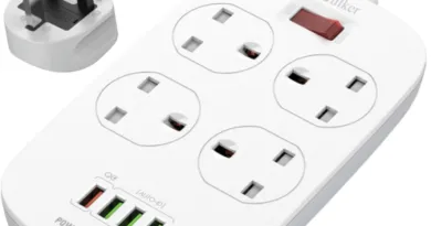 Ports Surge Protector Smart Extension Lead with USB Ports