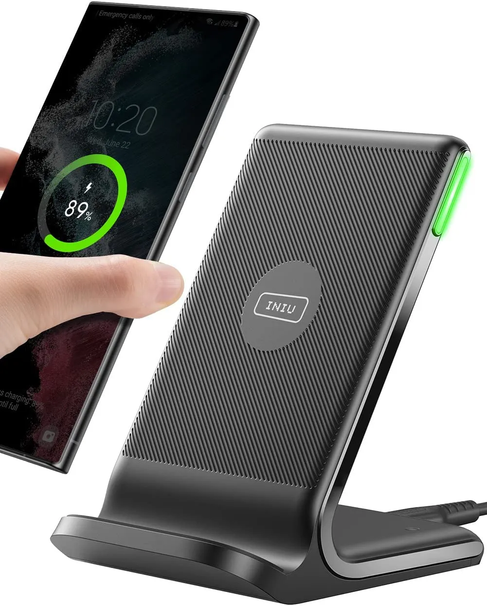 Fast Wireless Charging Stand Qi-Certified