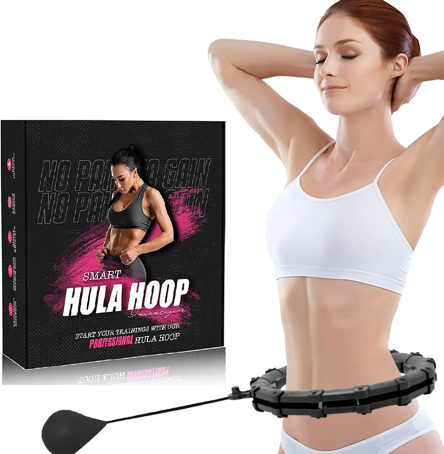 Premium Auto Spinning Hula Hoop Detachable