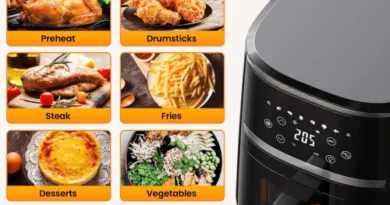 Oil-Free Touch Screen Air Fryer with Low Noise