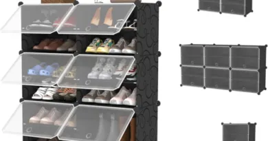 Movable Shoe Storage Cabinet with Door