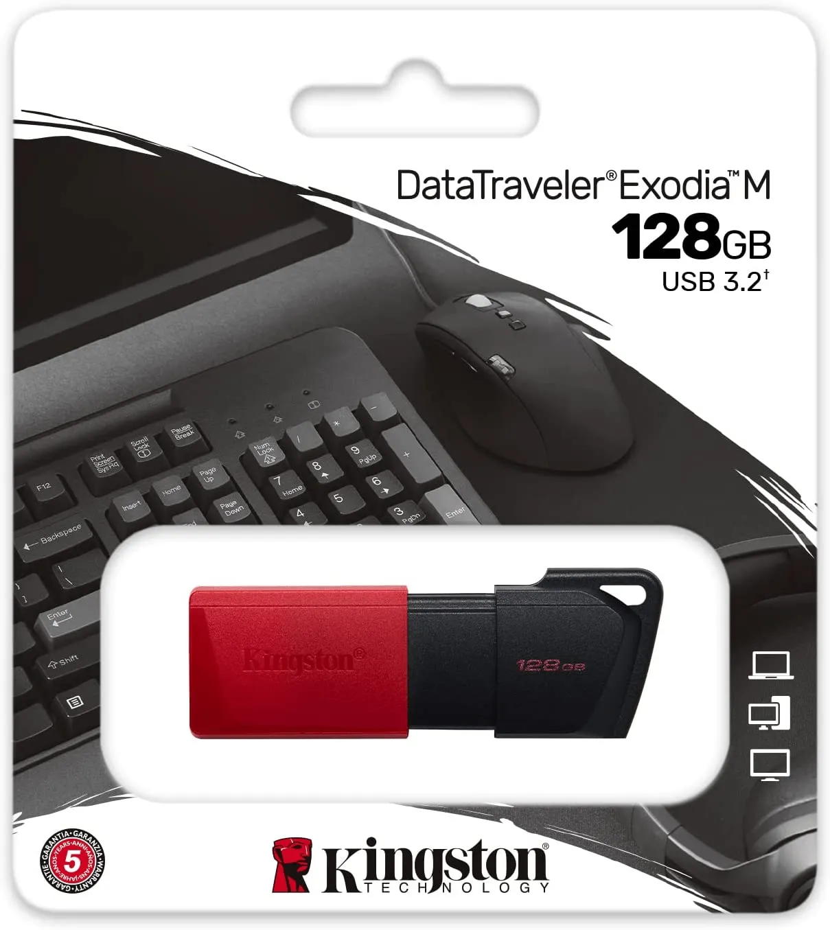 Kingston DataTraveler Exodia with Moving Cap in Multiple Colours