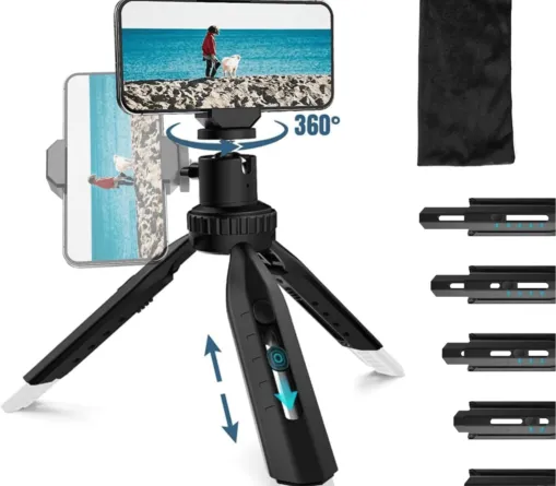 RealPlus Flexible Mini Tripod for iPhone Android Phones