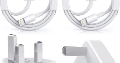 Double pack iPhone Charger Plug and Cable