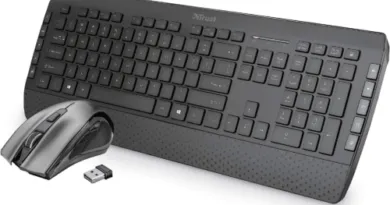 Wireless Keyboard and Mouse Set with QWERTY UK Layout