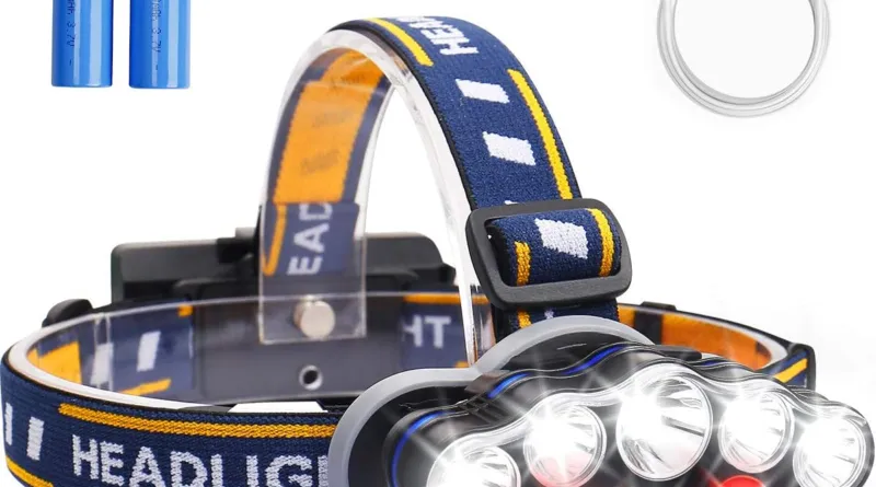 Head Torch Super Bright Headlamp Rechargeable