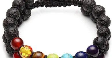 Chakra Lava Bead Bracelet Women and Men Anxiety Healing