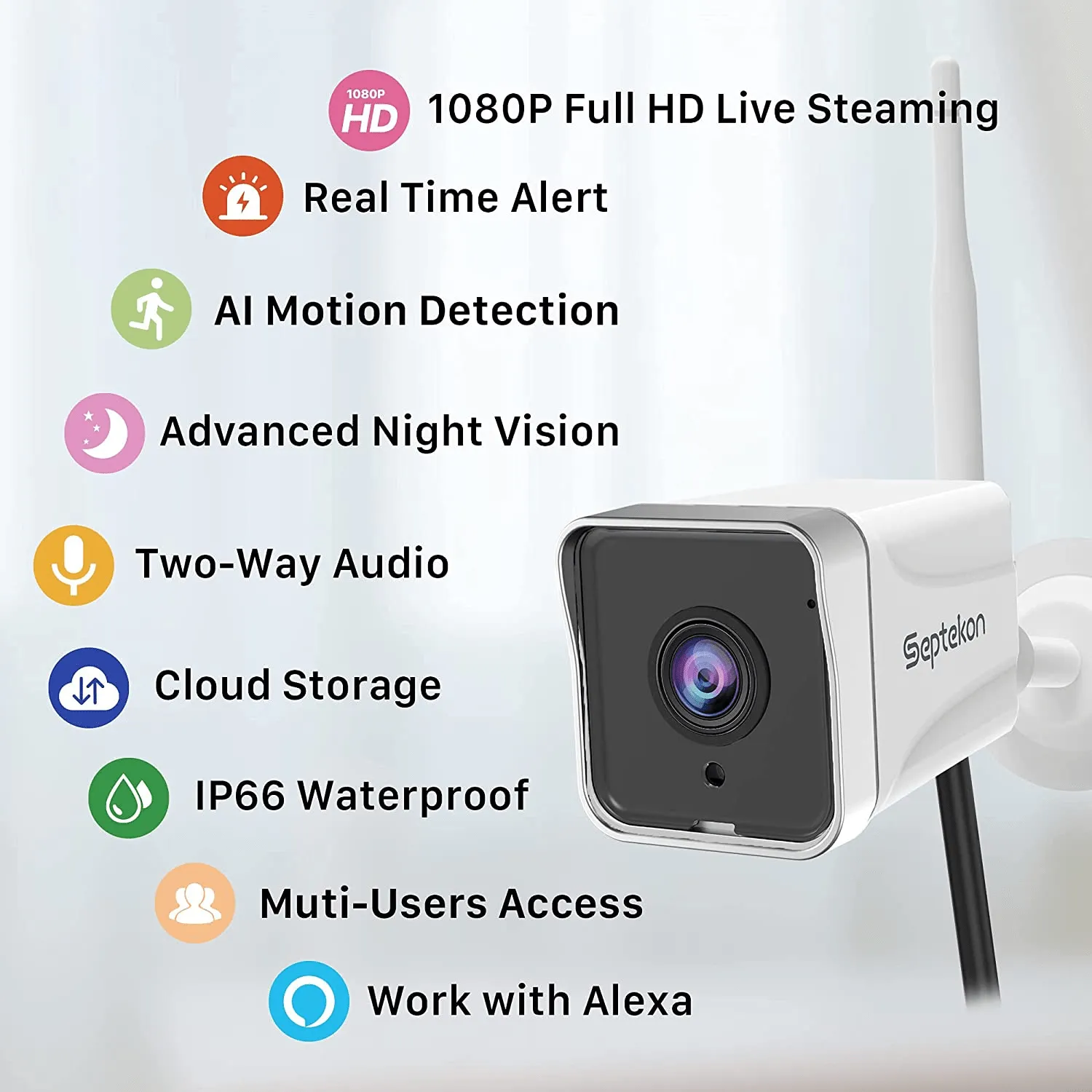 Security Camera Outdoor CCTV Camera Wireless WiFi