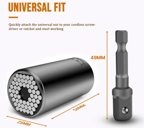 Universal Socket Wrench Professional Stocking Fillers Hand Tool Set