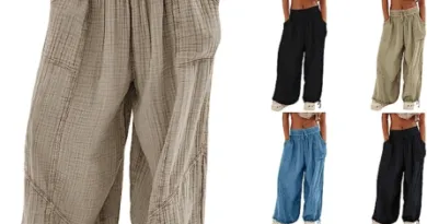 High Waist Wide Leg Pants Casual Palazzo Pants Harem Sweatpants