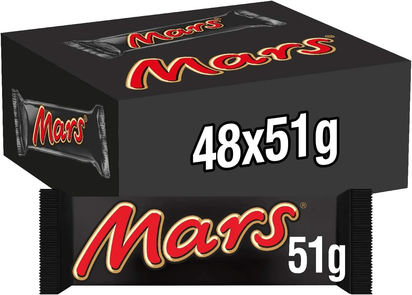 Mars Chocolate Bars Caramel and Nougat Bars Bulk Box