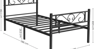 Single Metal Bed Frame Easy Assembly