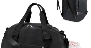 Travel Duffle Bag with Shoes Compartment and Wet Pocket