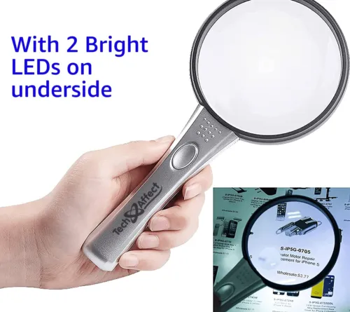 Large Magnifier Hand Lens Strong Magnifying Glass