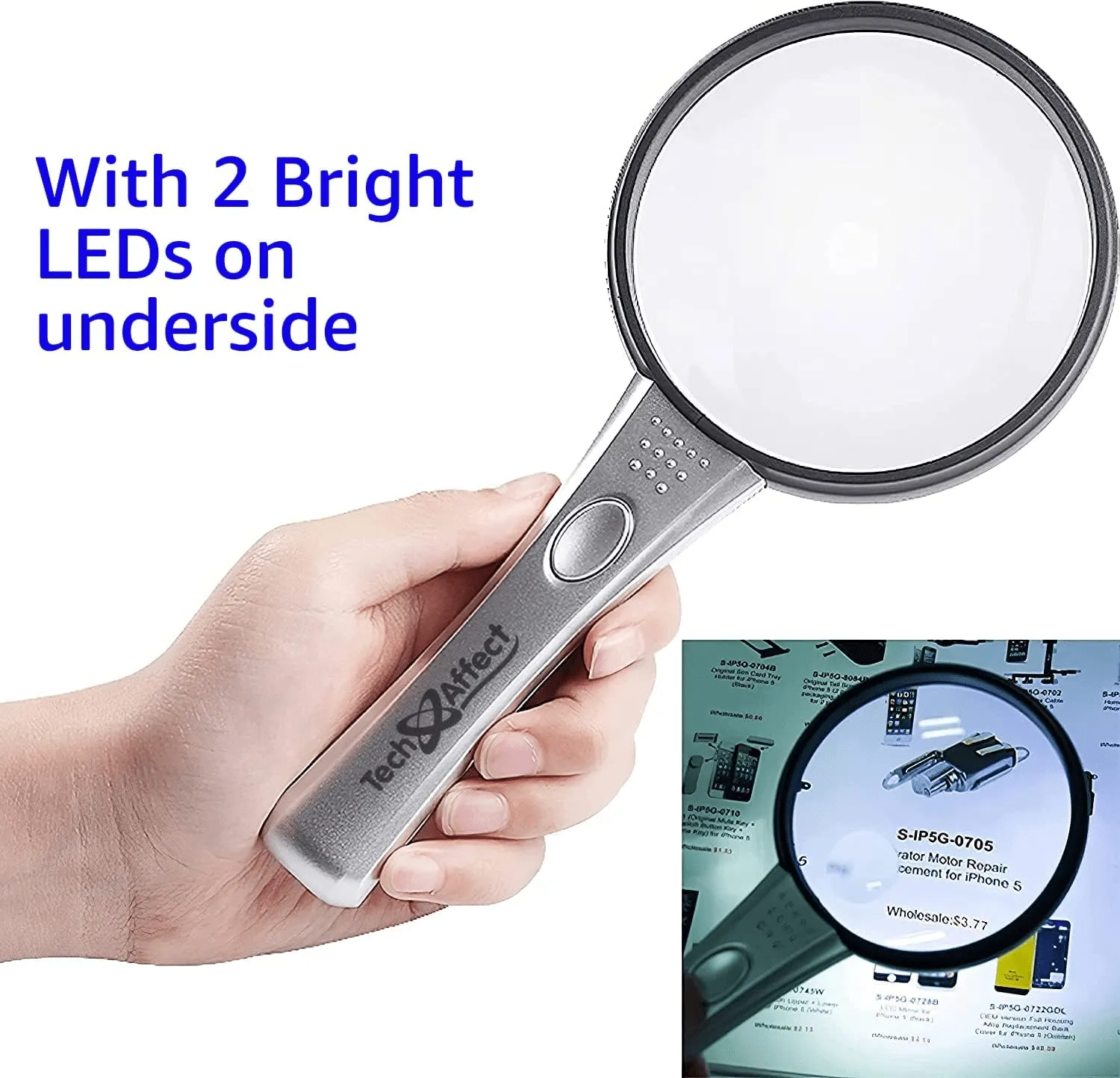 Large Magnifier Hand Lens Strong Magnifying Glass