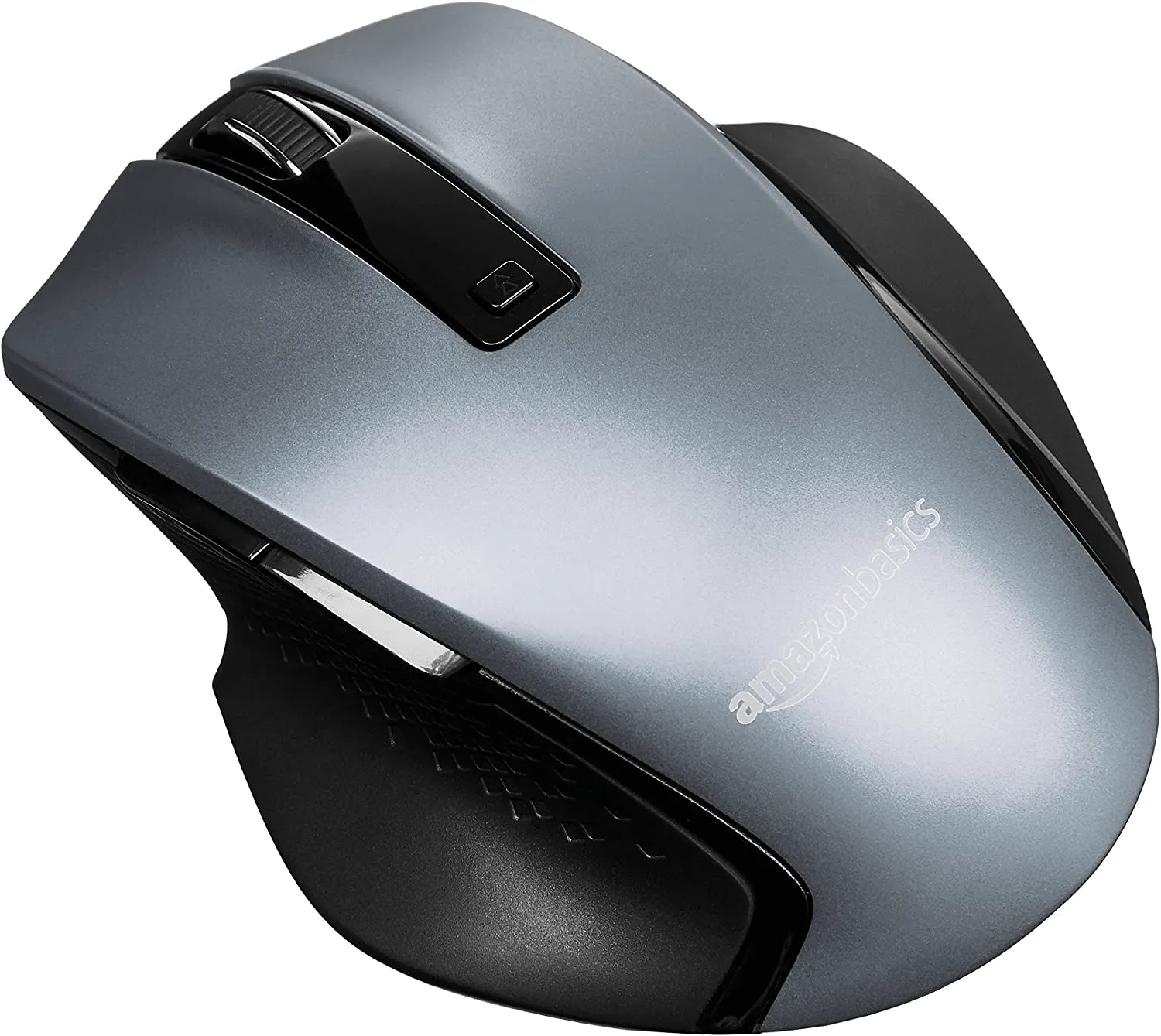Amazon Basics Compact Ergonomic Wireless Mouse with Fast Scrolling 